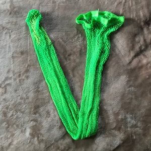 ❌SOLD❌Green Fishnet Tights